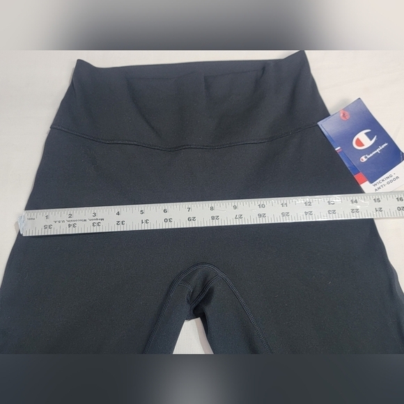 Champion Soft Touch Mesh 7/8 Tight Black Legging Women's Size Medium - Picture 3 of 12